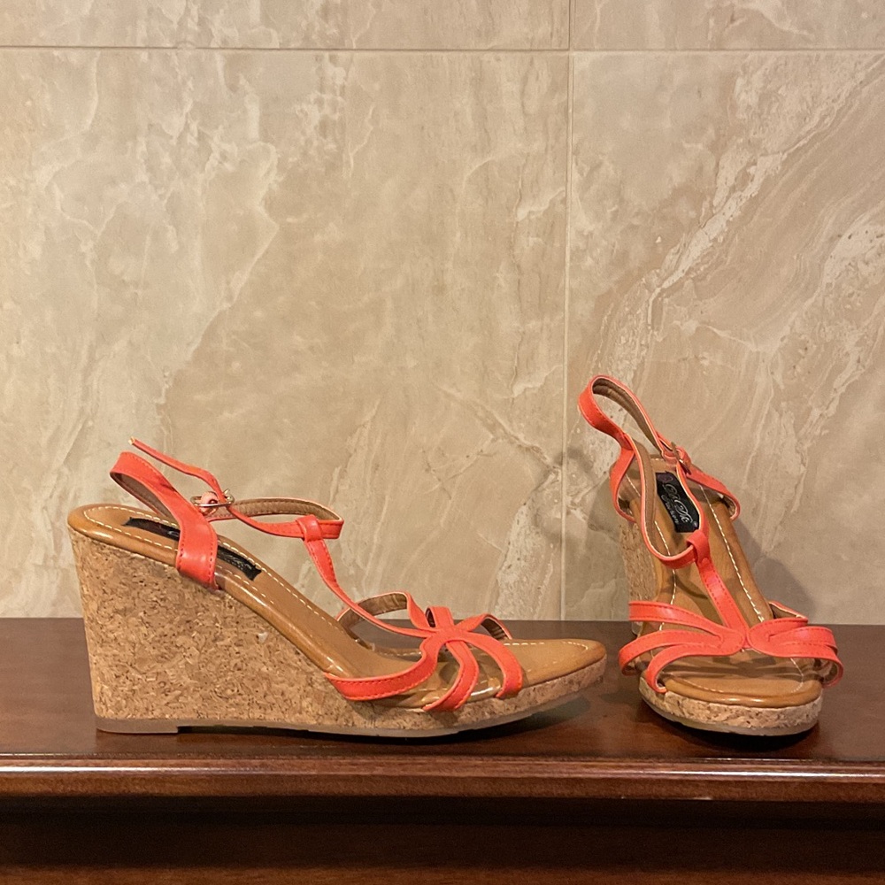 Women's Coral Wedge Sandals